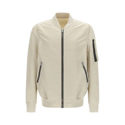 Pre-owned Rick Owens Drkshdw Flight Bomber Jacket 'natural' | Cream | Men's Size L