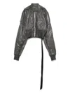 Rick Owens Drkshdw Long Sleeve Casual Jacket In Grey