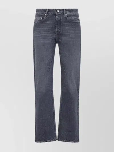 RICK OWENS DRKSHDW FOG CUT JEANS CONTRAST STITCHING
