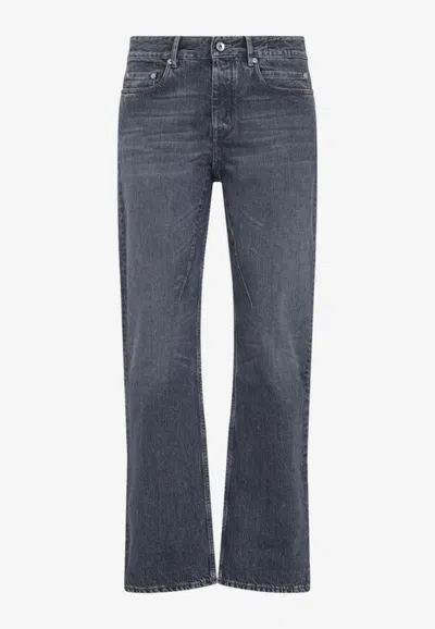 RICK OWENS DRKSHDW FOG CUT STRAIGHT-LEG JEANS