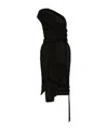 Rick Owens Drkshdw Fog Mini Dress In Black