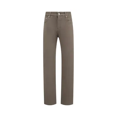 Pre-owned Rick Owens Drkshdw Fog Out Pants 'dust' | Brown | Men's Size 34