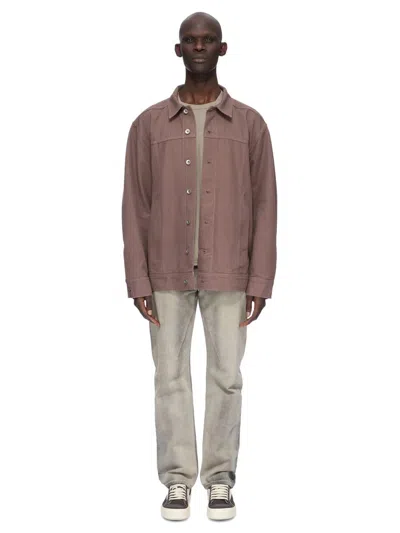 Rick Owens Drkshdw Fog-cut Jeans With 6 Pockets - Low-rise Regular Fit (size 29) In Grigio