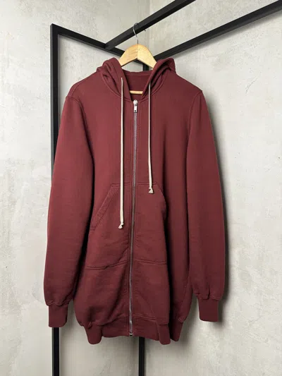 Pre-owned Rick Owens Drkshdw Full Zip Hoodie Bruise One Size In Multi