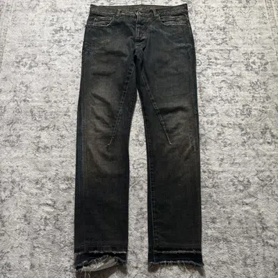 Pre-owned Rick Owens Drkshdw Fw08 Stag Detroit Cut Jeans | Size 31 In Blue