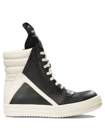 Rick Owens Drkshdw Porterville Mega Bumper Geobasket Sneakers In Black