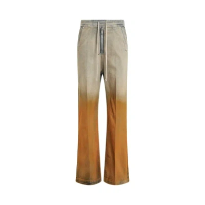 Rick Owens Drkshdw Blue & Orange Geth Belas Jeans In 4653d Sky/orange Degrade