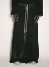 Rick Owens Drkshdw Black Hollywood Geth Belas Trousers In Black