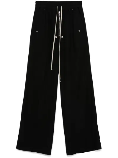 Rick Owens Drkshdw Geth Belas Trousers In 09 Black