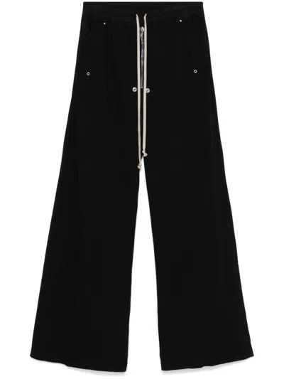Rick Owens Drkshdw Pantaloni Double Cargo Jumbo Belas In Black