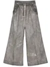 Rick Owens Drkshdw Gray Hollywood Geth Belas Trousers In Grey