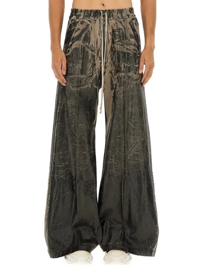 Rick Owens Drkshdw Geth Belas Washed Foil In Black