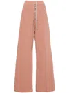 Rick Owens Drkshdw Geth Belas Wide-leg Trousers In Pink