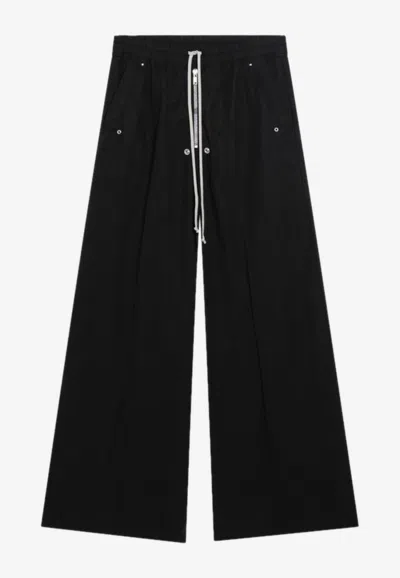 Rick Owens Drkshdw Geth Belas Wide-leg Pants In Black