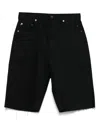 Rick Owens Drkshdw Geth Cutoffs Shorts In Black