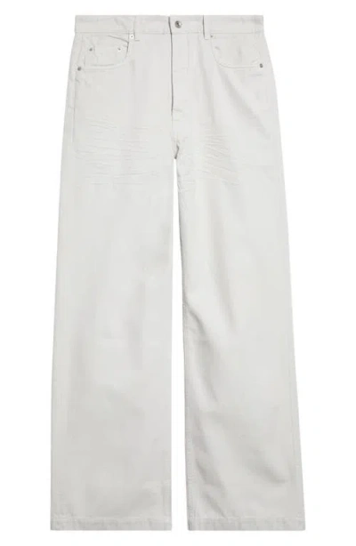 Rick Owens Drkshdw Geth Five-pocket Wide Leg Jeans In White