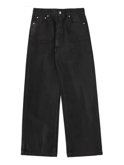 Rick Owens Drkshdw Geth Jeans In Black
