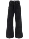 Rick Owens Drkshdw Geth Jeans In Black