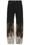 Rick Owens Drkshdw Black Porterville Double Jumbo Belas Cargo Pants In Black & Terra