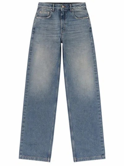 Rick Owens Drkshdw Geth Jeans In Blue