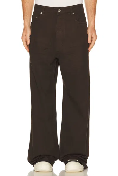 Rick Owens Drkshdw Geth Jeans In Brown
