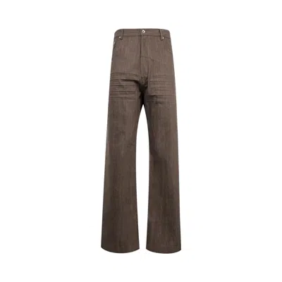 Pre-owned Rick Owens Drkshdw Geth Jeans 'dark Dust' | Brown | Men's Size 32