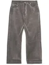Rick Owens Drkshdw Geth Jeans In Grau