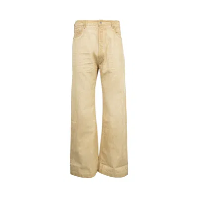 Pre-owned Rick Owens Drkshdw Geth Jeans 'parchment' | White | Men's Size 32