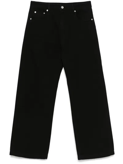 Rick Owens Drkshdw Black Porterville Geth Trousers In Schwarz