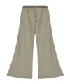 Rick Owens Drkshdw Wide-leg Trousers With Side And Back Pockets In Green