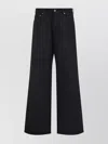Rick Owens Drkshdw Drkshdw By Rick Owens Wide-leg High-waisted Jeans In Black