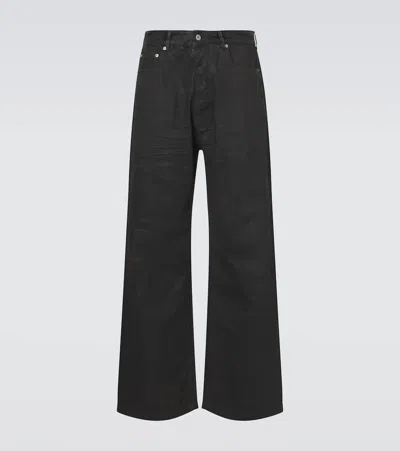 Rick Owens Drkshdw Geth Wide-leg Jeans In Black