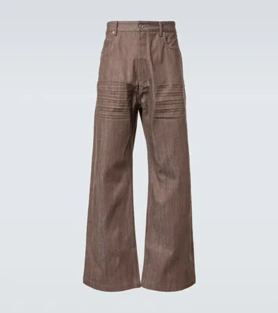 RICK OWENS DRKSHDW GETH WIDE-LEG JEANS