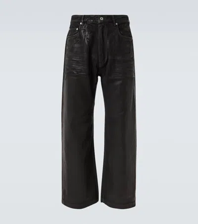 Rick Owens Drkshdw Wide-leg Jeans Geth In Schwarz