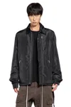 Rick Owens Drkshdw Giacca Con Cerniera Frontale In Black