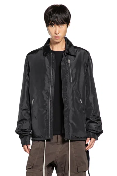 Rick Owens Drkshdw Giacca Con Cerniera Frontale In Black