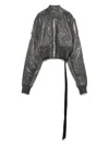Rick Owens Drkshdw Long Sleeve Casual Jacket In Grey