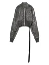Rick Owens Drkshdw Long Sleeve Casual Jacket In Grey