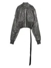 Rick Owens Drkshdw Long Sleeve Casual Jacket In Grey