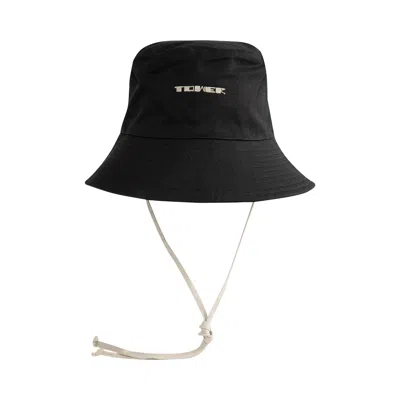 Pre-owned Rick Owens Drkshdw Gilligan Hat 'black/pearl' | Men's Size M