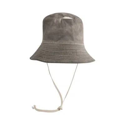 Pre-owned Rick Owens Drkshdw Gilligan Hat 'dark Dust' | Brown | Men's Size L