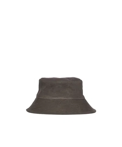 Rick Owens Drkshdw Gilligan Narrow-rimmed Hat In Black