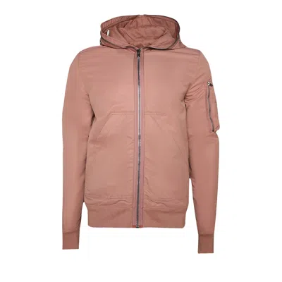 Pre-owned Rick Owens Drkshdw Gimp Flight Bomber 'dark Pink'