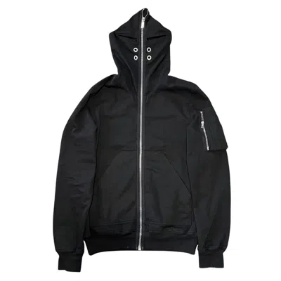 Pre-owned Rick Owens Drkshdw Gimp Flight Bomber Jacket In Black