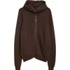 Rick Owens Drkshdw Gimp Hoodie In Brown