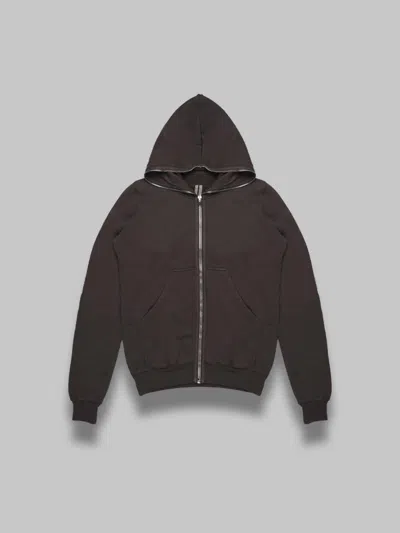 Rick Owens Drkshdw Gimp Hoodie In Brown