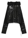 Rick Owens Drkshdw Gimp Kaftan Jacket In Black