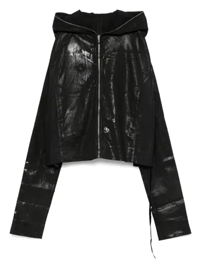 Rick Owens Drkshdw Gimp Kaftan Jacket In Black