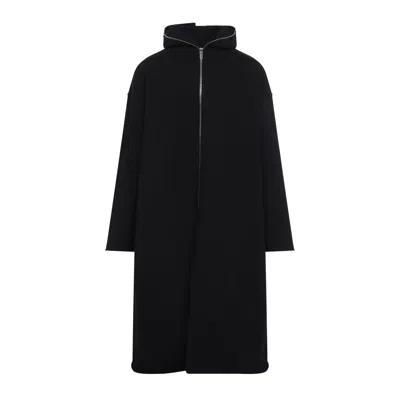 Rick Owens Drkshdw Gimp Wide-leg Cotton Pants In Black