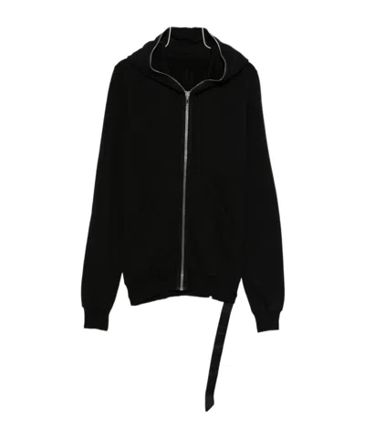 RICK OWENS DRKSHDW GIMP ZIP-UP COTTON HOODIE